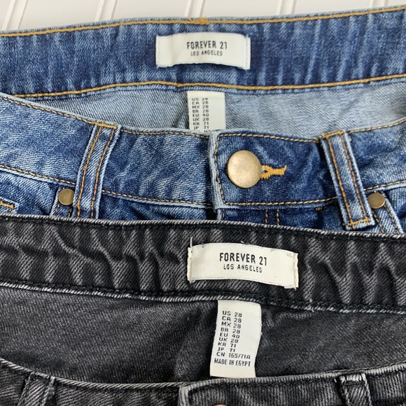 Forever 21 Vintage Style 100% Cotton.       US 28. - Picture 4 of 8